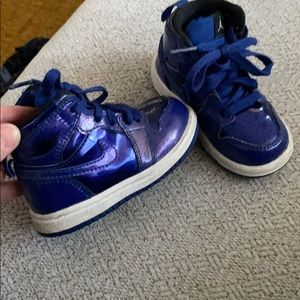 Magenta blue Jordan’s